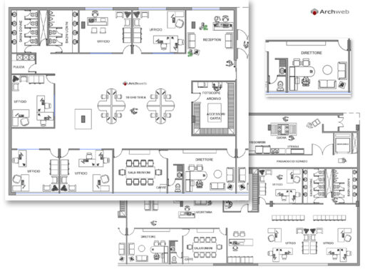 Schema ufficio 10 dwg Archweb