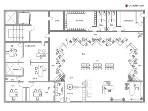 Schema ufficio 14 dwg Archweb
