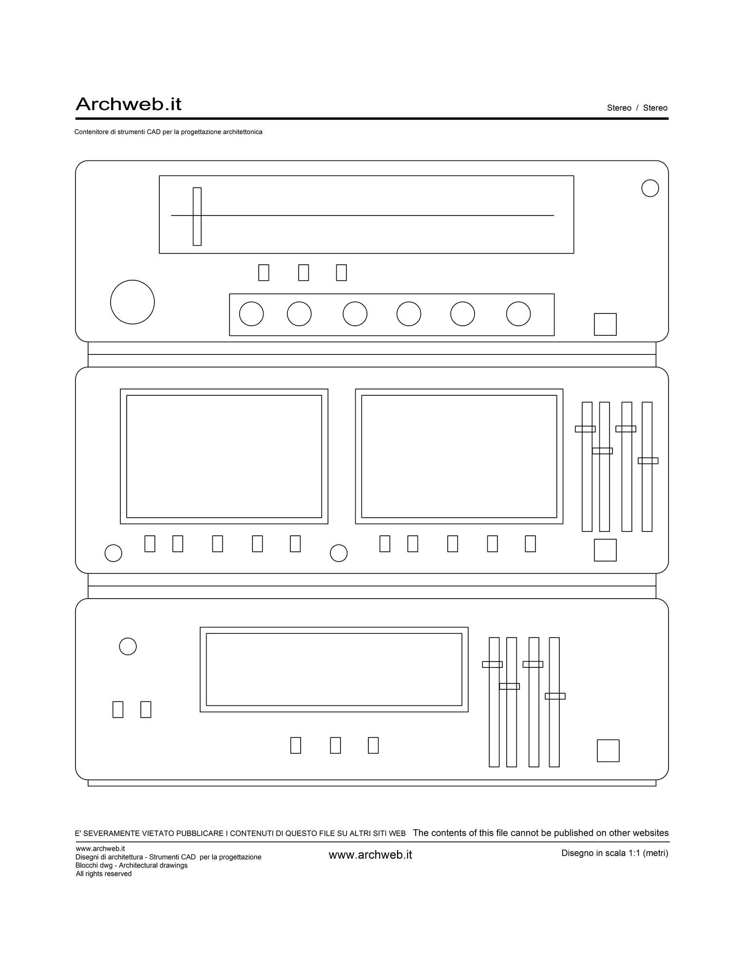 Stereo prospetto 1 dwg