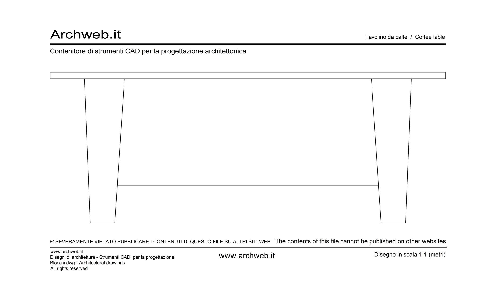 Tavolino prospetto 01 dwg