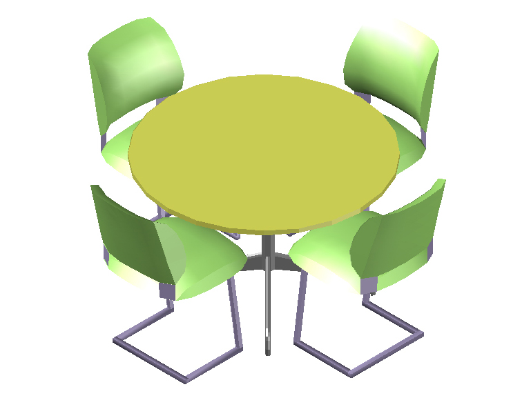 Tavolino bar 3D 02 dwg