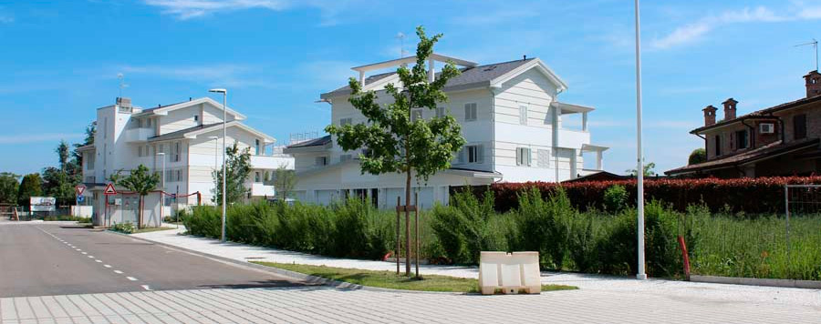 Econeighborhoods: small city ecosystems. Image of the Montale Ecovillage in Modena