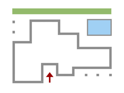 Simbolo grafico della categoria dwg ville e case unifamiliari