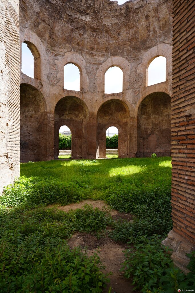 Internal view of the Temple of Minerva Medica