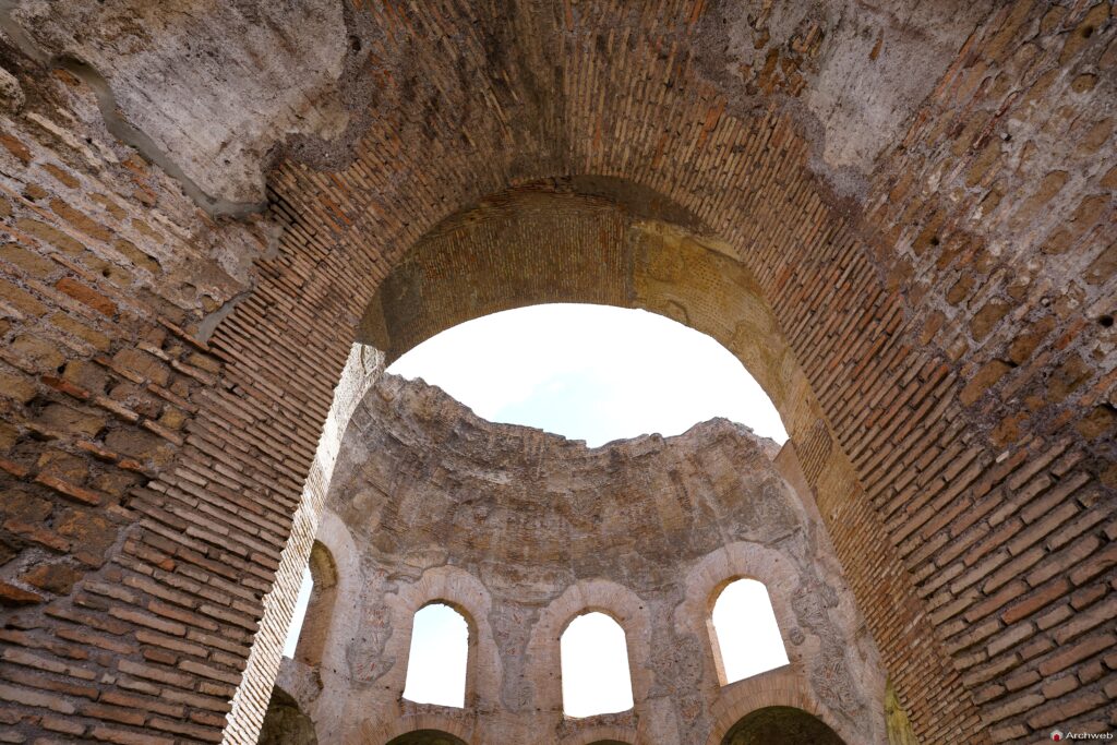 Internal view of the Temple of Minerva Medica