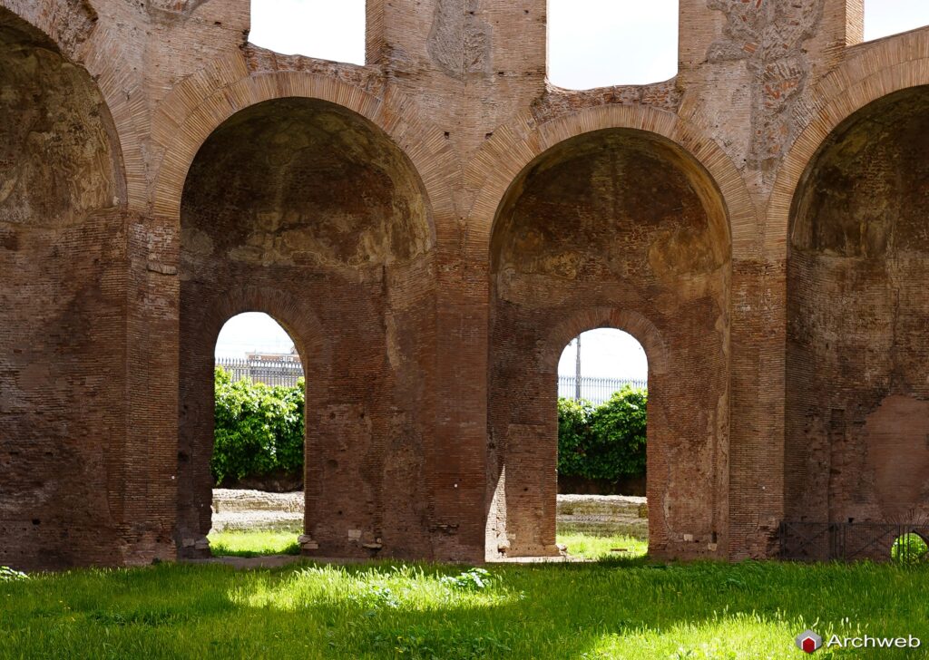 Internal view of the Temple of Minerva Medica