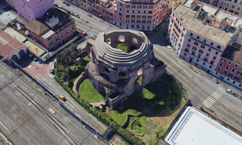 Aerial Photo Temple of Minerva Medica