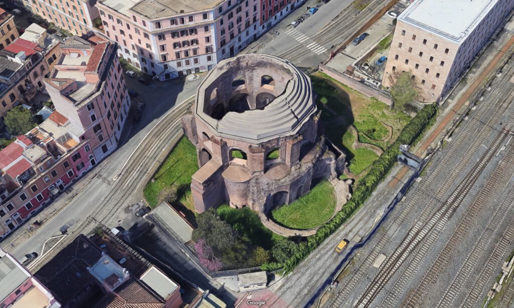 Foto Aerea Tempio di Minerva Medica