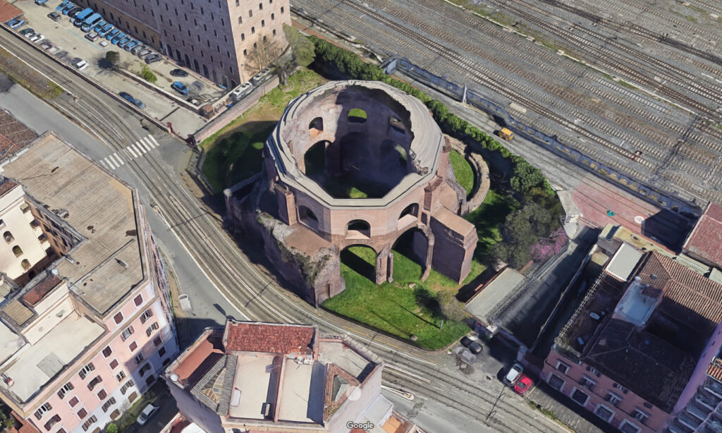 Aerial Photo Temple of Minerva Medica
