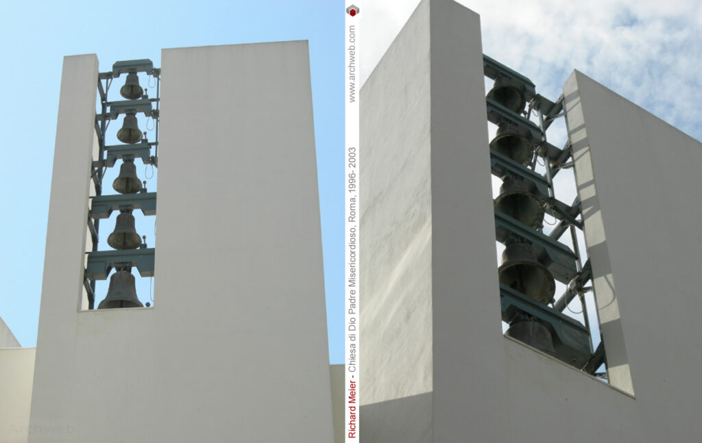 Campane Chiesa Richard Meier dwg