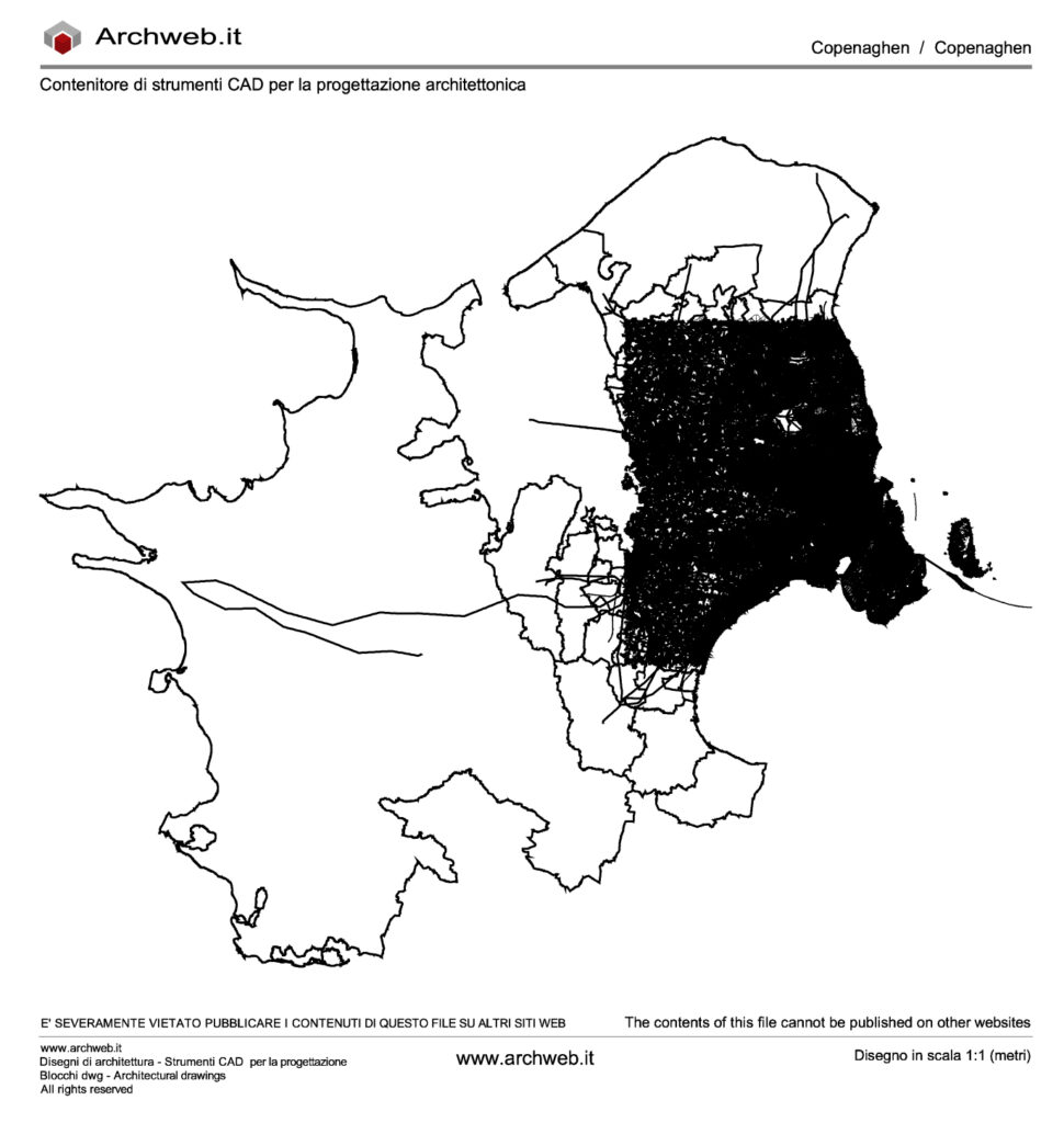 Copenaghen dwg pianta Archweb