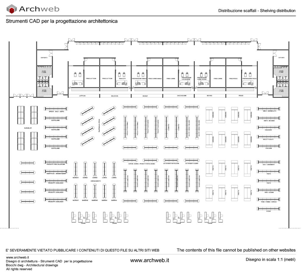 Distribuzione scaffali 2 2 dwg
