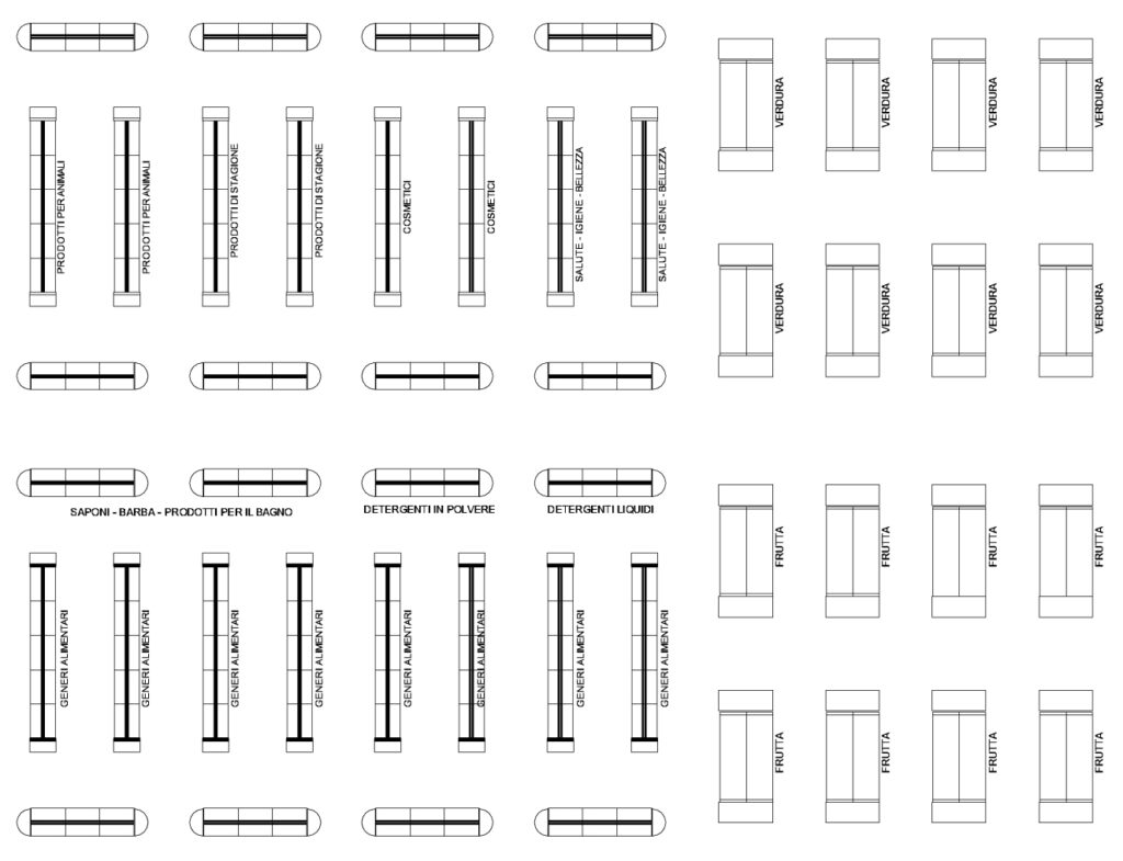 Distribuzione scaffali 2 2 dwg