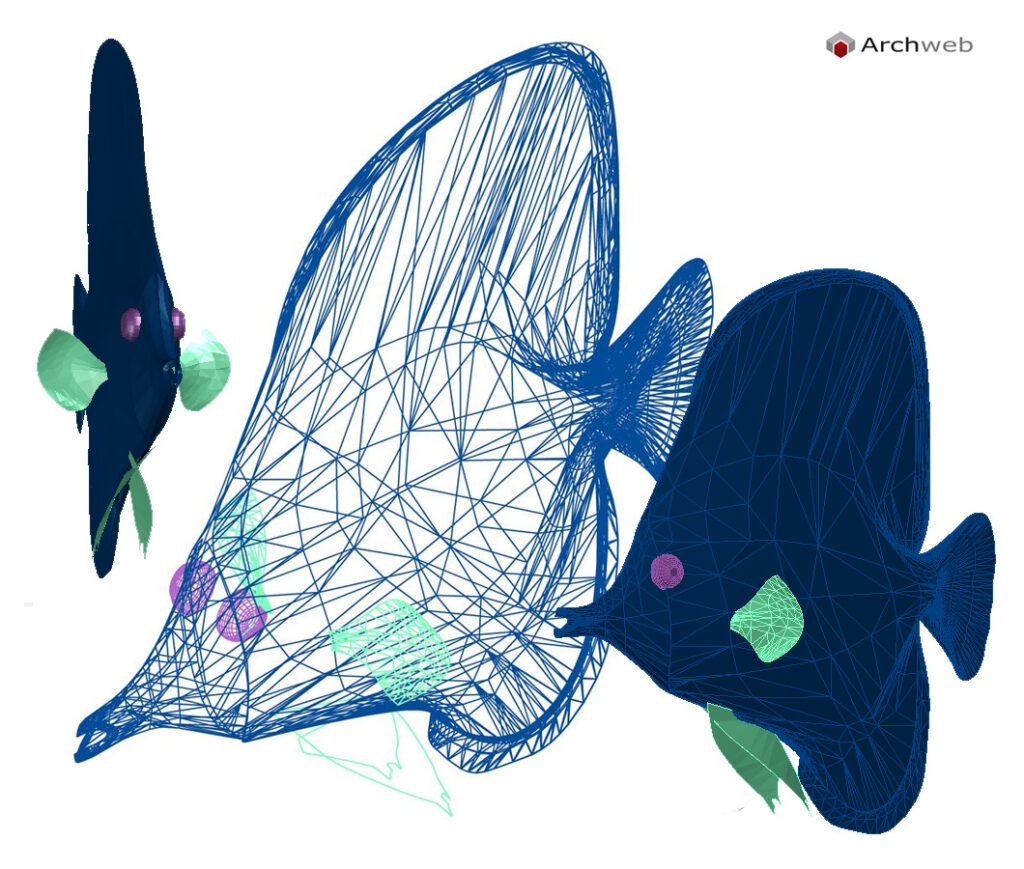 Pesce 3D dwg