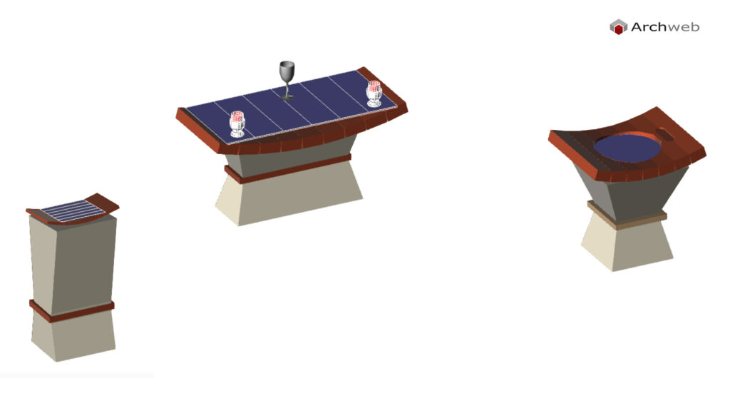 Presbiterio 3D dwg