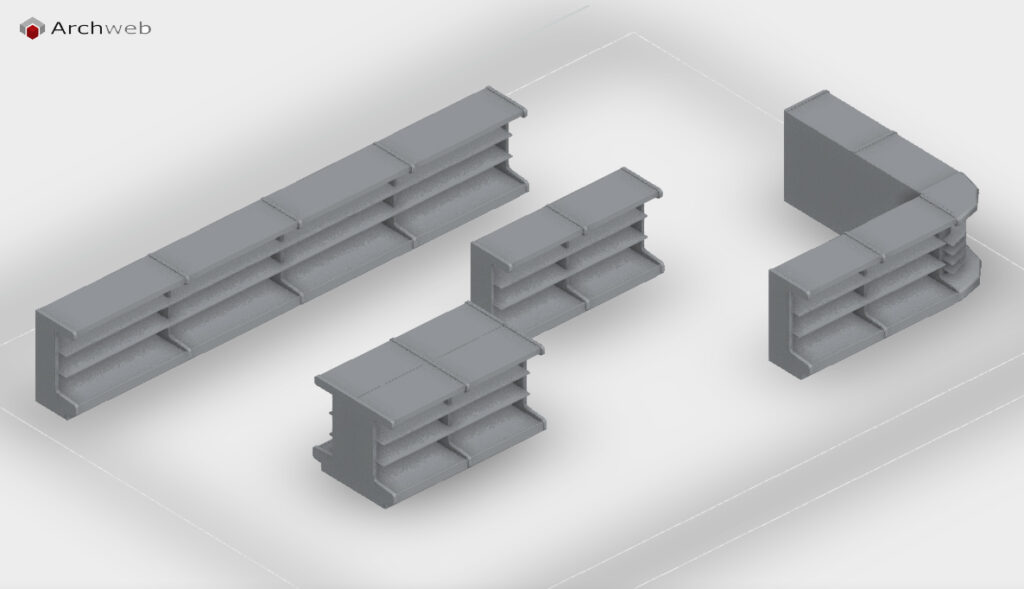 Scaffali 3d 03 dwg