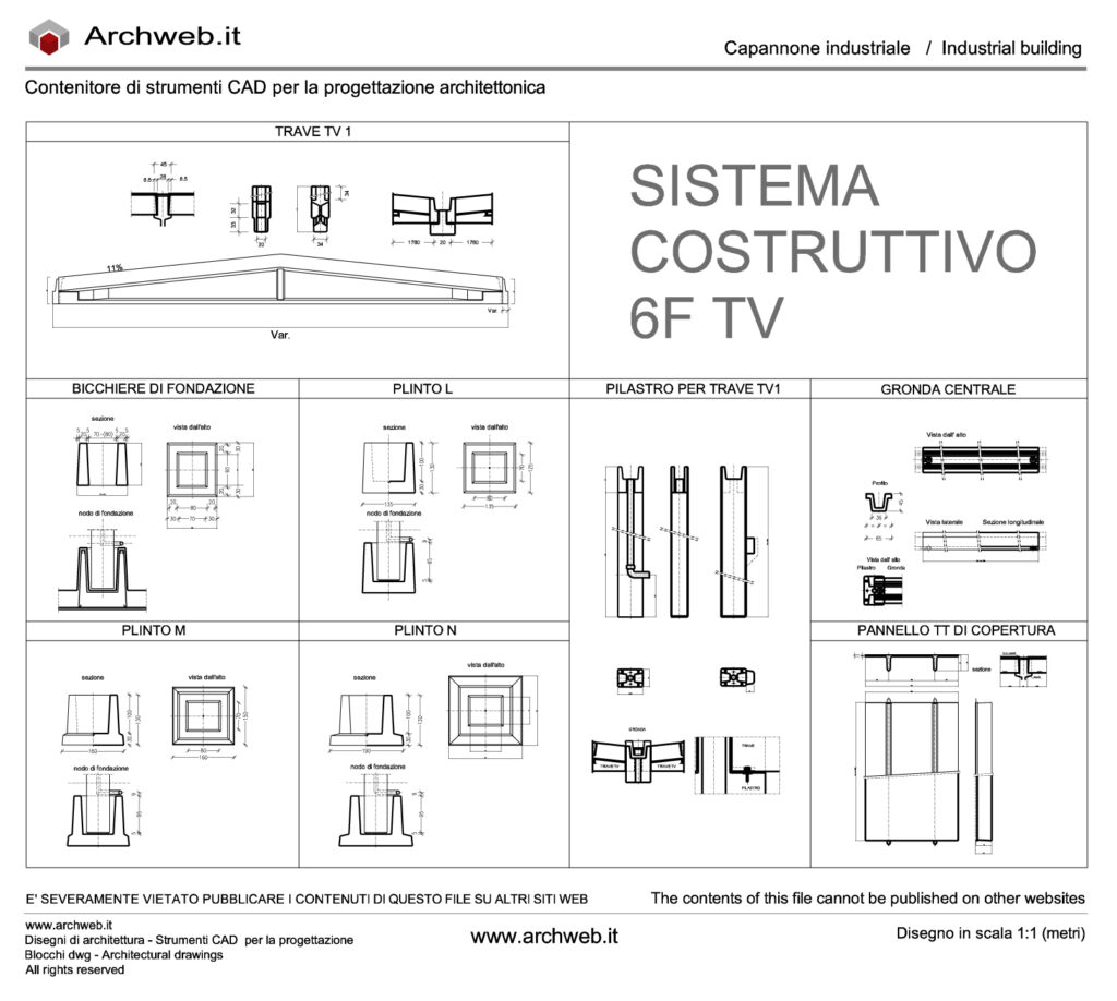 Sistema costruttivo 6F dwg