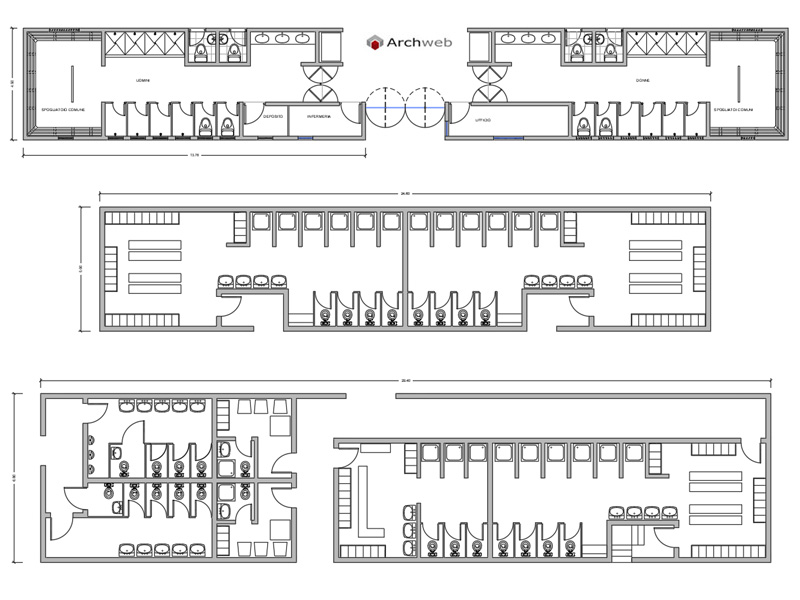 Spogliatoi – Servizi C.B. 07 dwg