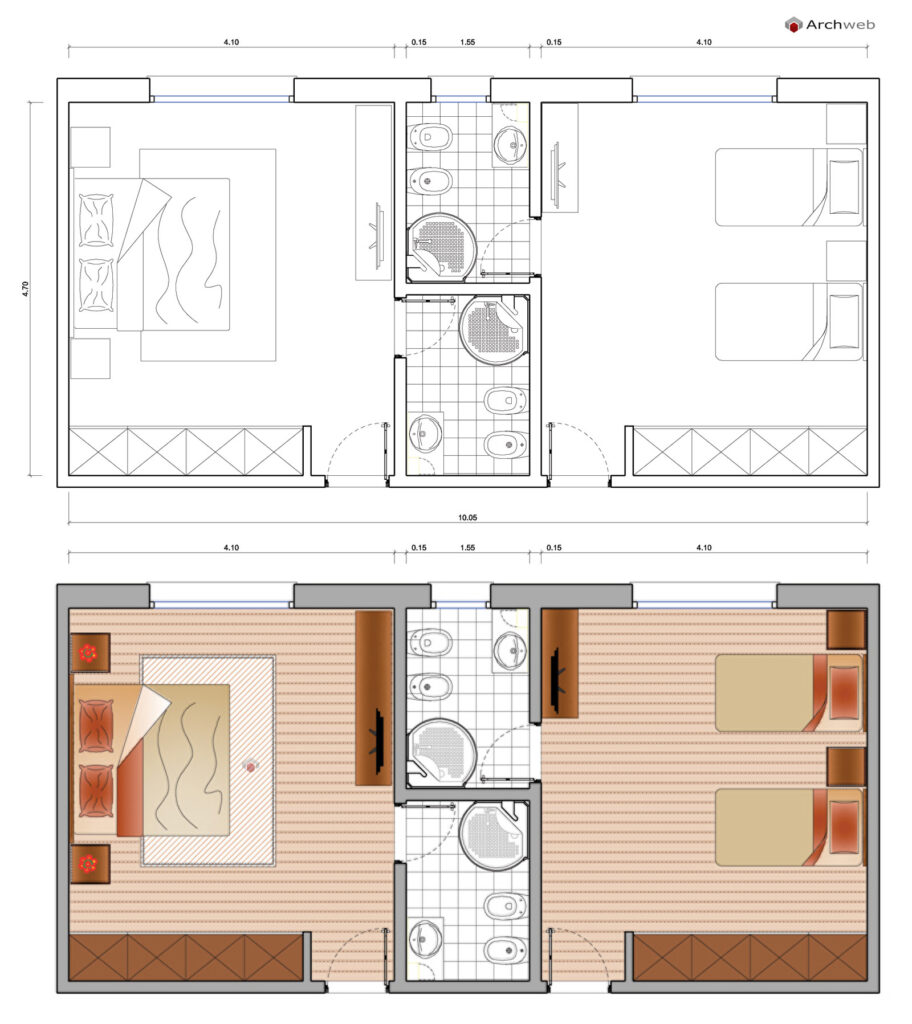 Sleeping area 1g dwg