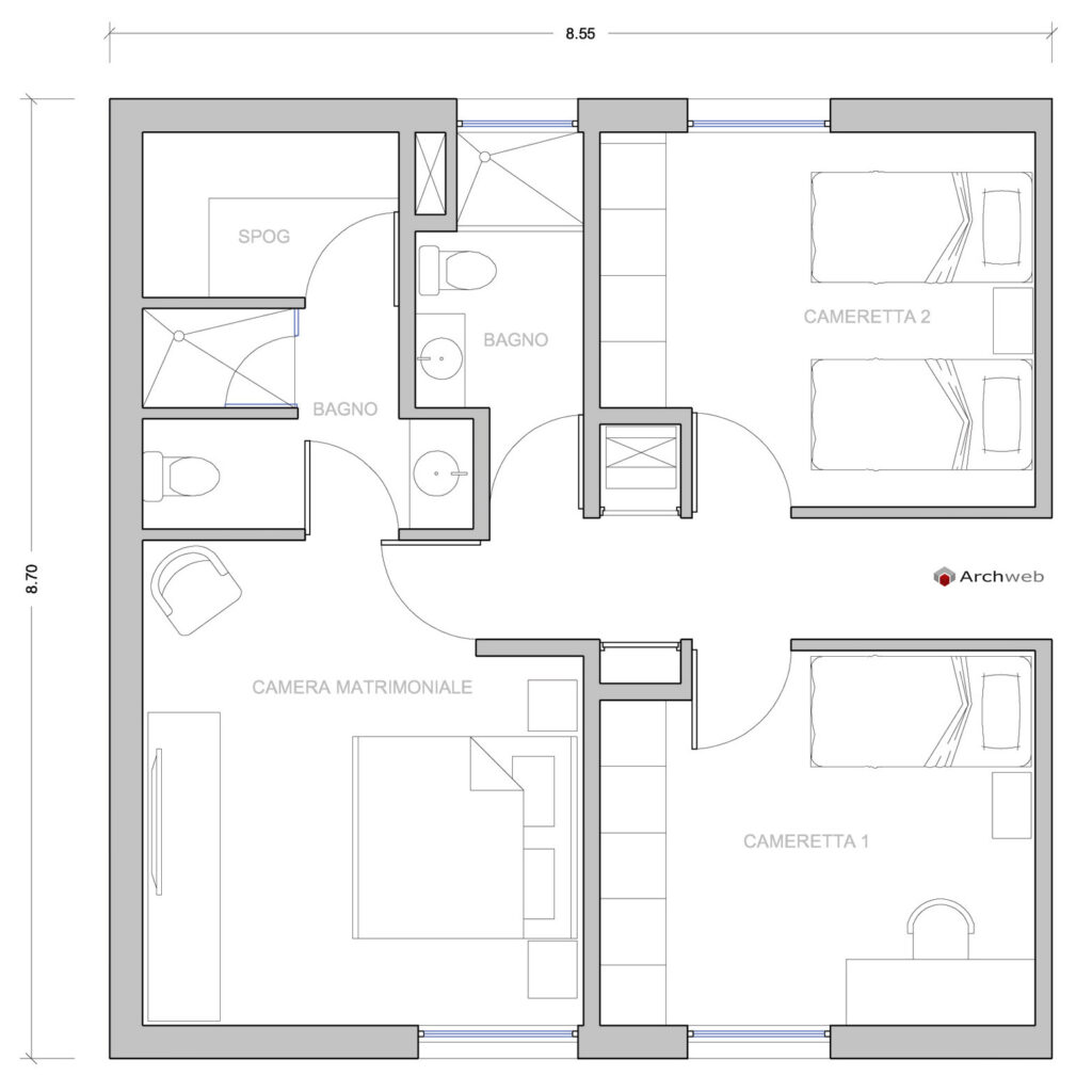 Sleeping area 7g dwg