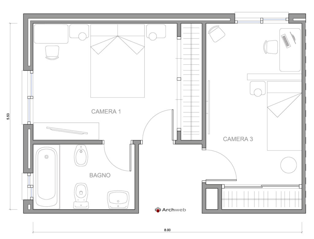 Sleeping area 9g dwg