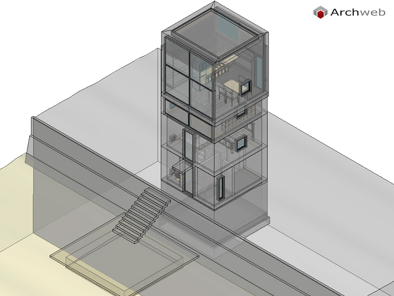 4 x 4 House 3D