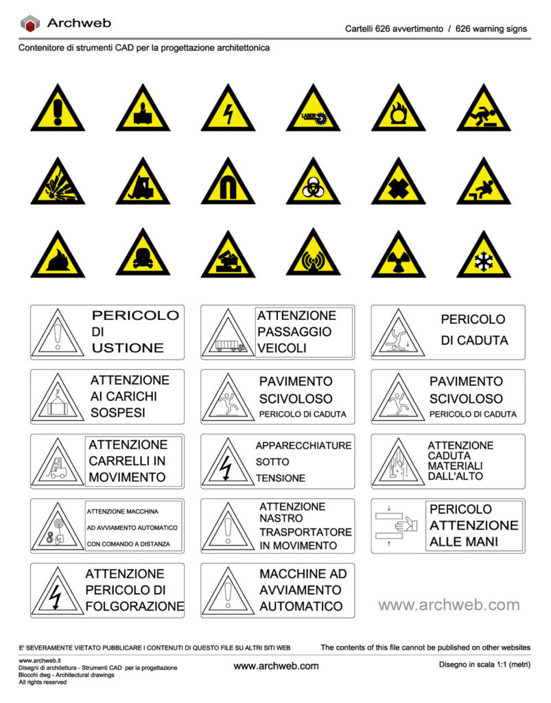 Signs 626 warning-dwg