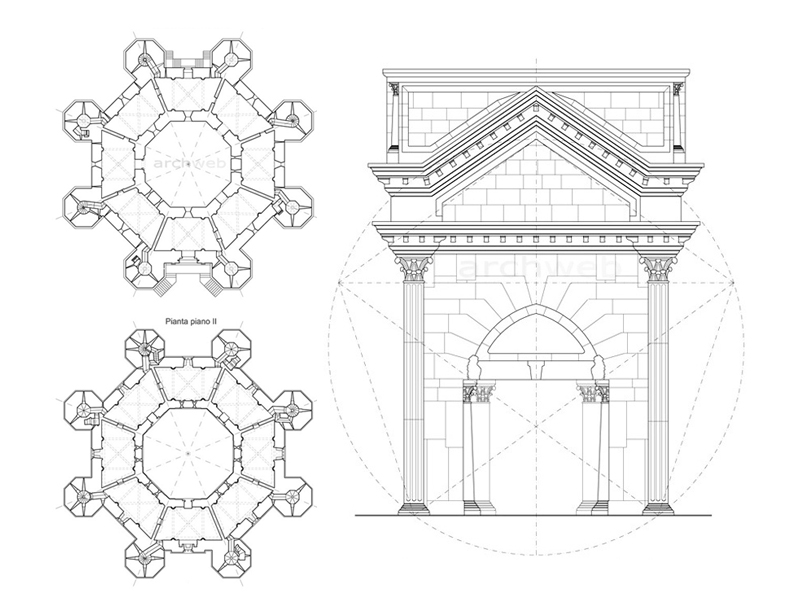 Castel del Monte dwg drawings