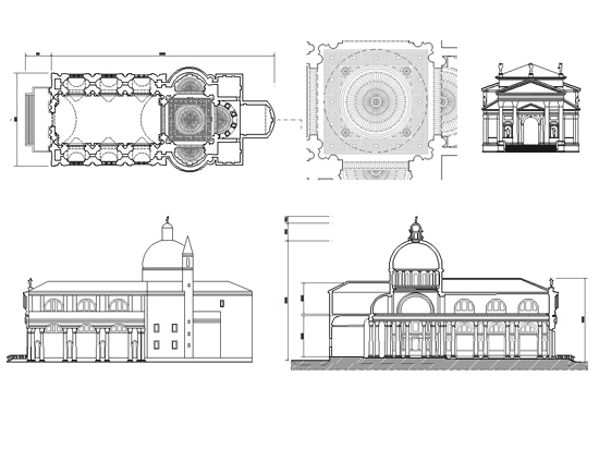 Chiesa del Redentore dwg