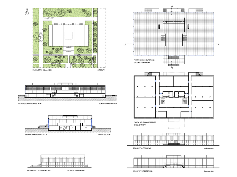 Crown Hall 2D dwg.