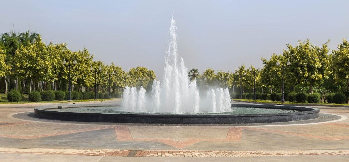 Fontane e giochi d'acqua per parchi e giardini pubblici