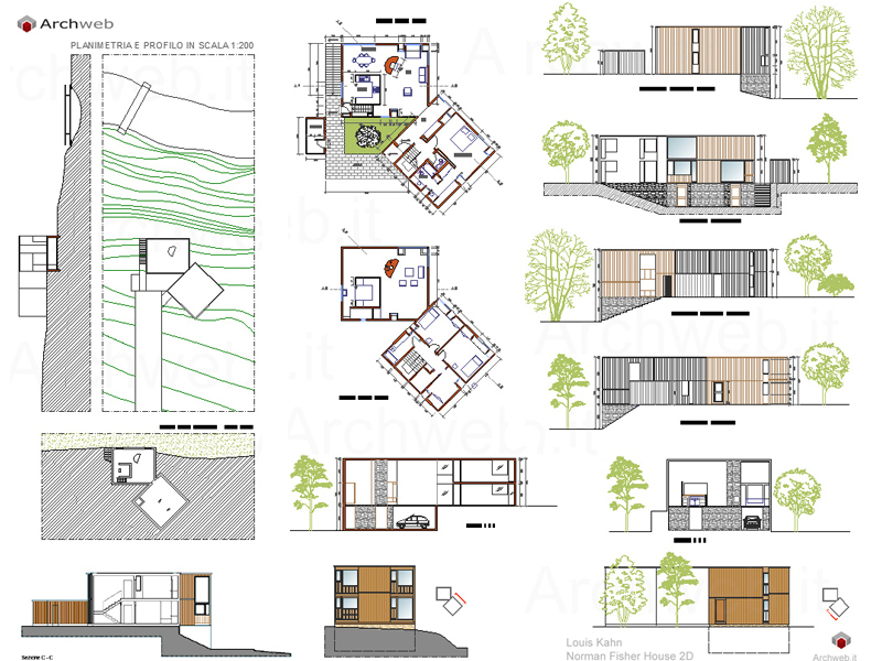 Norman Fisher House 2D