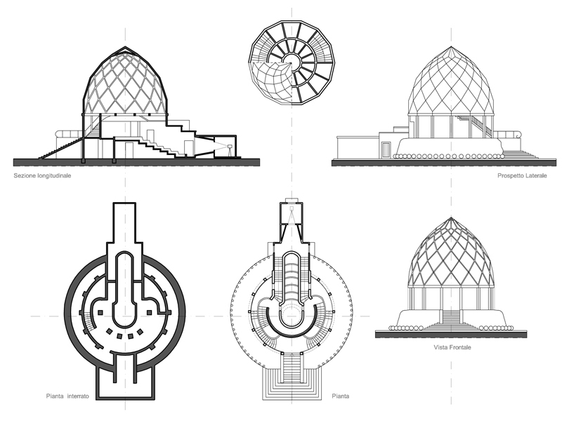 Padiglione di Vetro dwg.