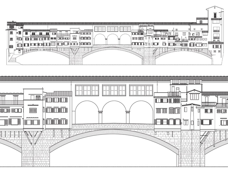 Ponte Vecchio a Firenze.