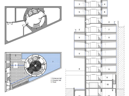 Shizuoka Tower dwg plan.
