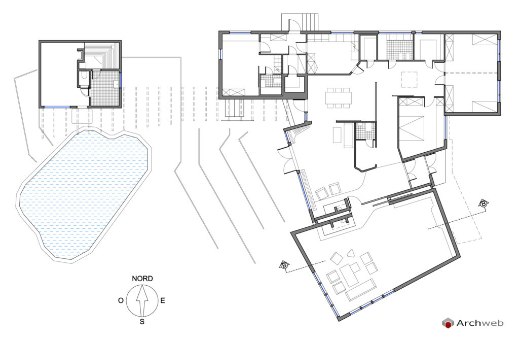Villa kokkonen di Alvar Aalto dwg