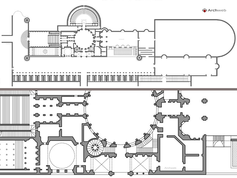 Villa Madama a Roma, disegno dwg