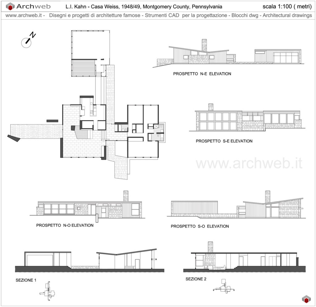 Weiss house dwg drawings