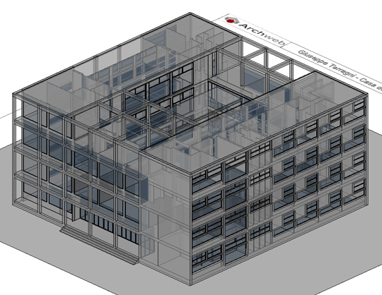 Casa del Fascio 3D dwg