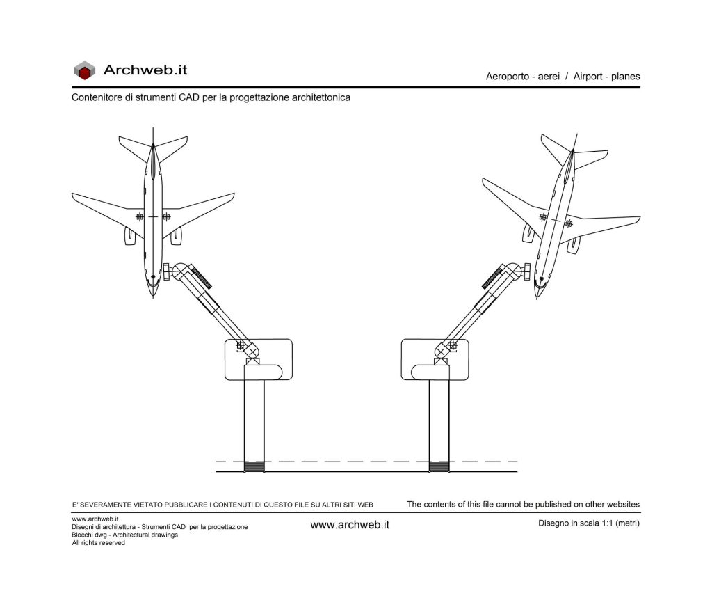 Aeroporto aerei dwg Archweb.