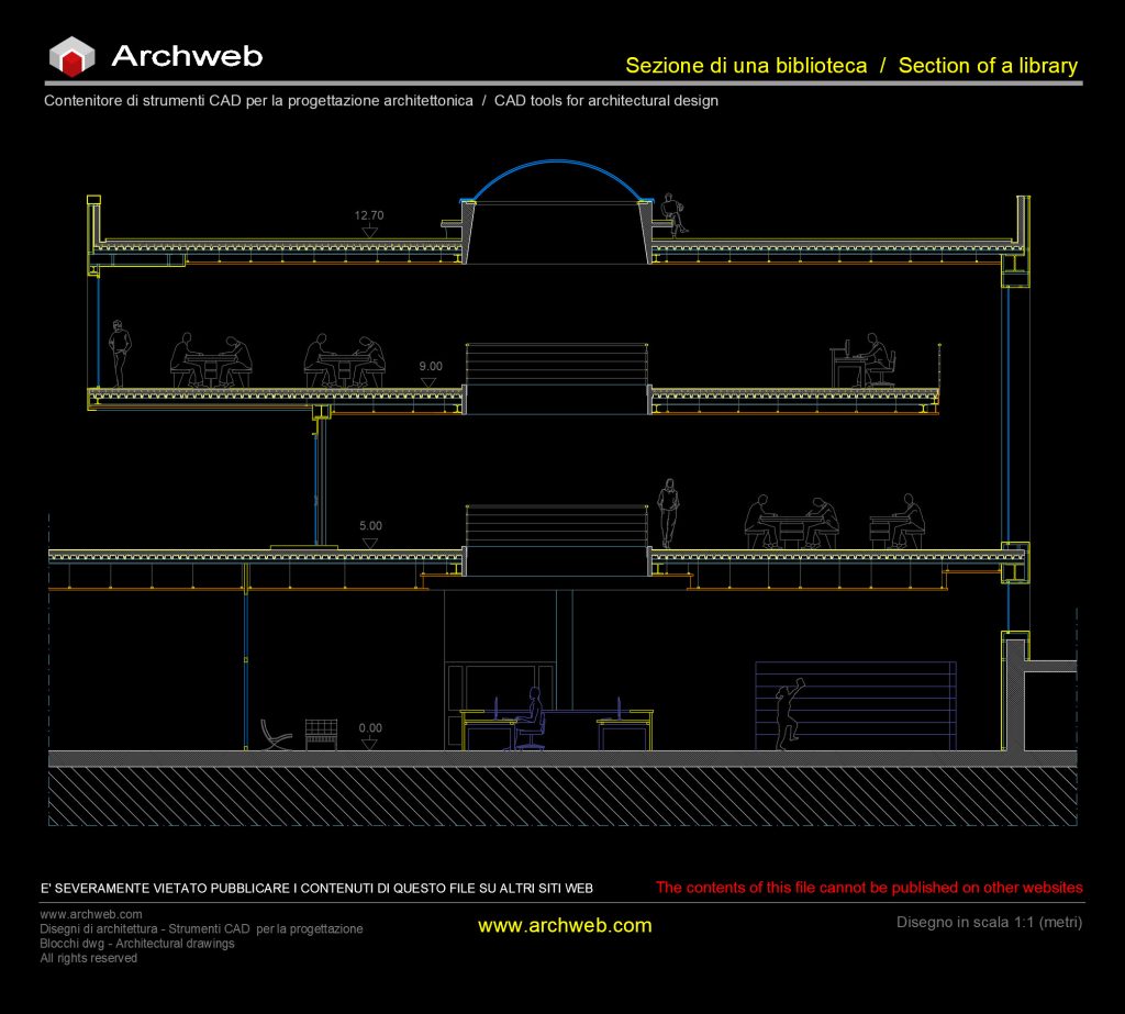 Library section 02 CAD Archweb