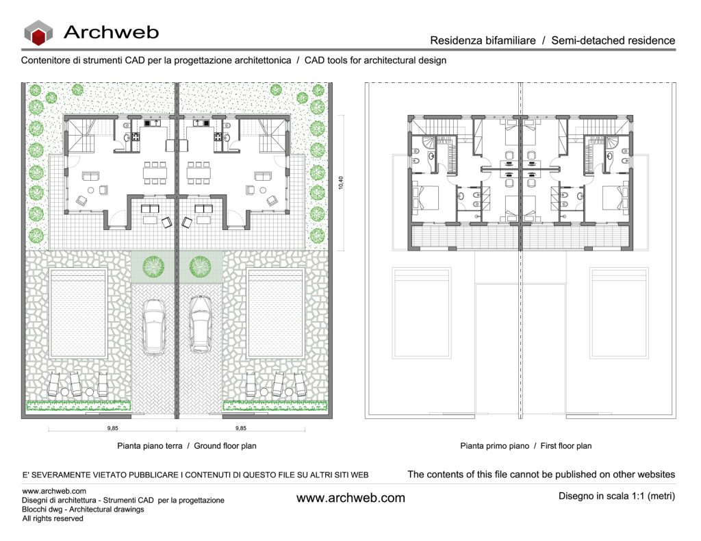 Residenza bifamiliare 15 dwg