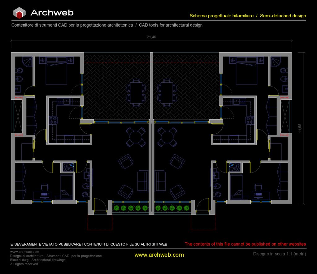 Residenza bifamiliare 18 CAD