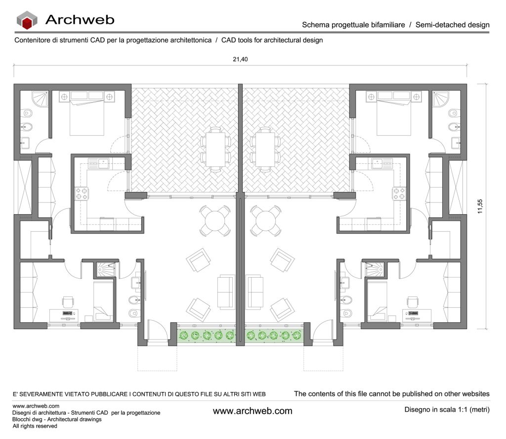 Residenza bifamiliare 18 dwg