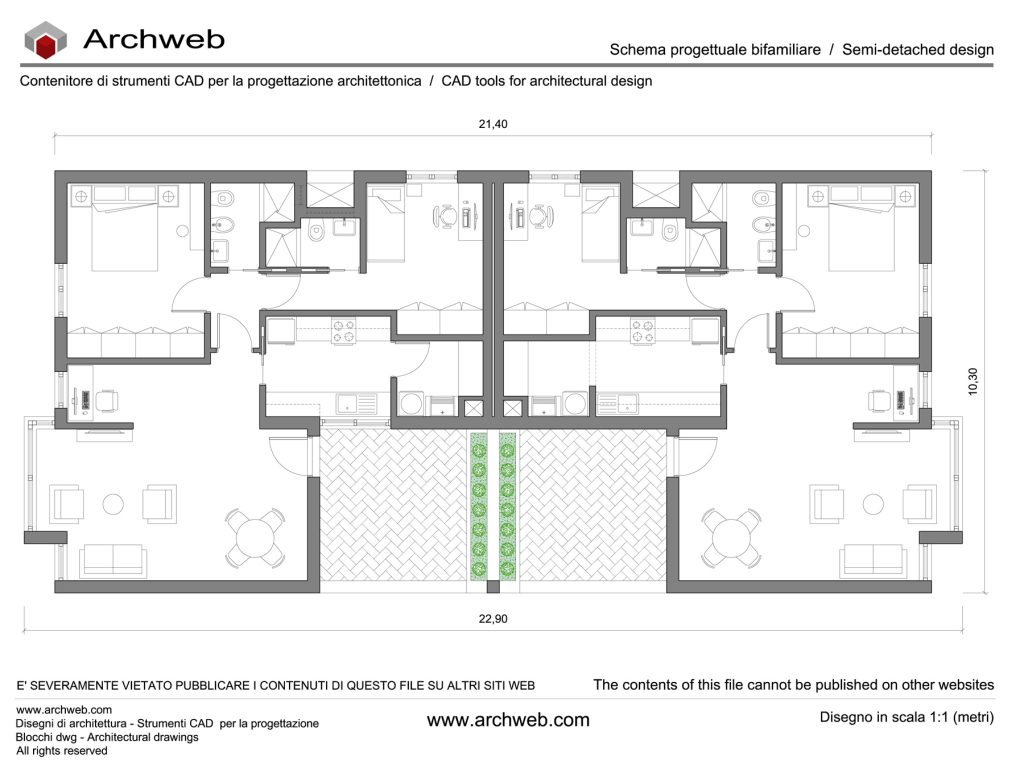 Residenza bifamiliare 19 dwg