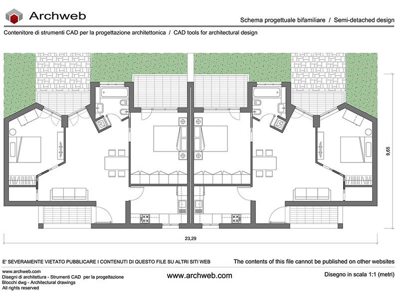 Residenza bifamiliare 20 dwg