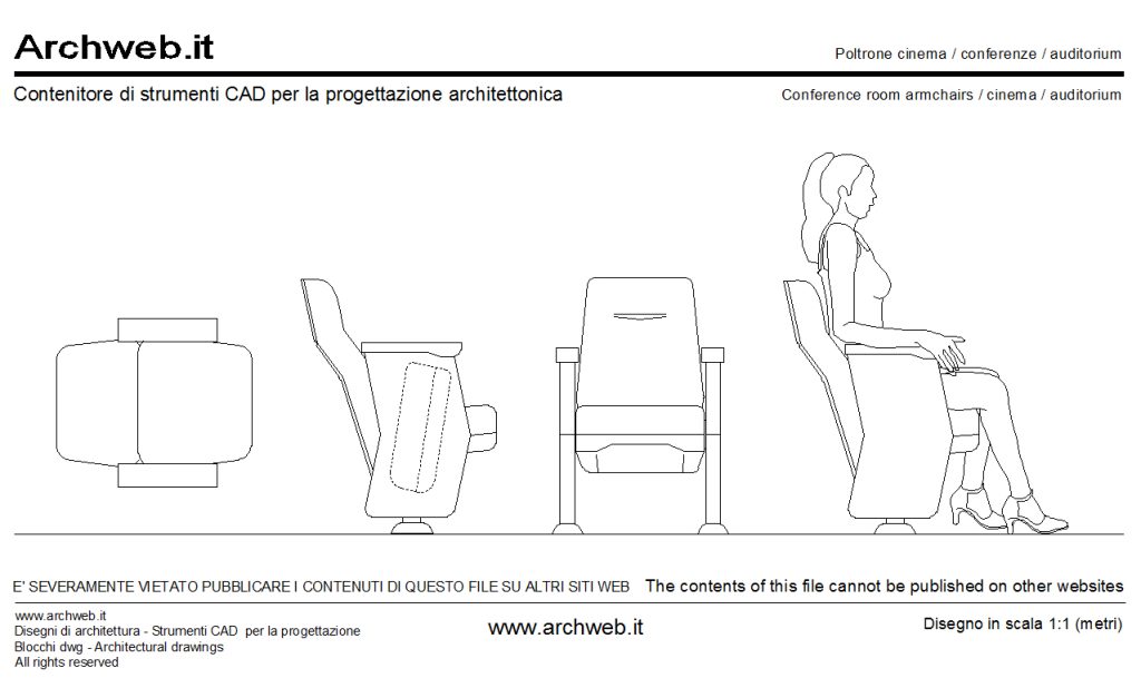 Poltrone conferenze 02 dwg Archweb