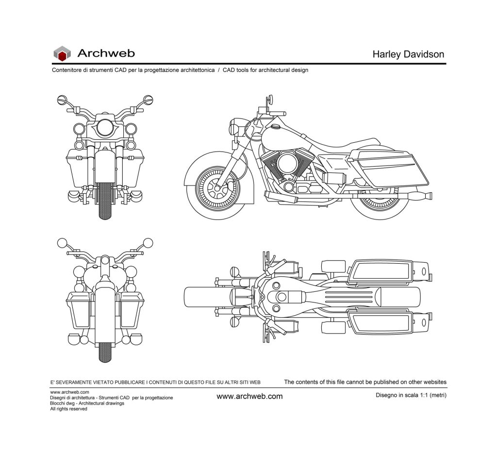 Harley Davidson dwg Archweb