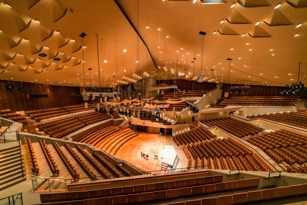 Acoustics of concert halls: Philharmonie Hall in Berlin