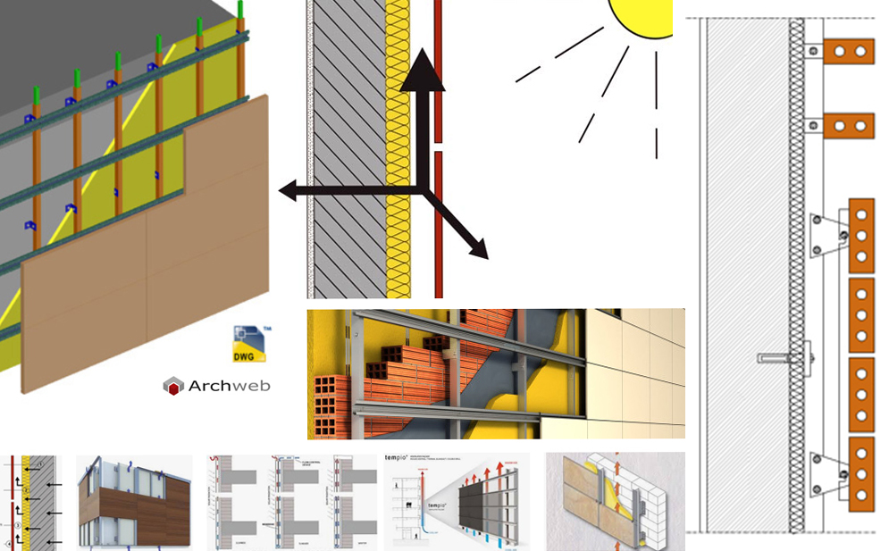 Facciate ventilate dwg